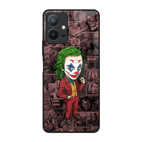 Joker Cartoon Vivo T1 5G Glass Back Cover Online