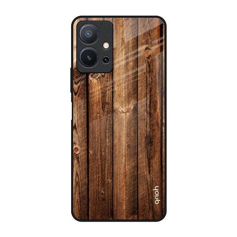 Timber Printed Vivo T1 5G Glass Back Cover Online