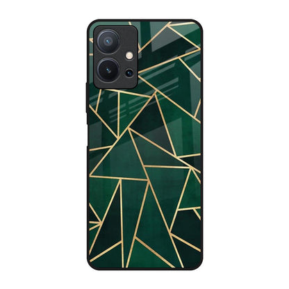 Abstract Green Vivo T1 5G Glass Back Cover Online
