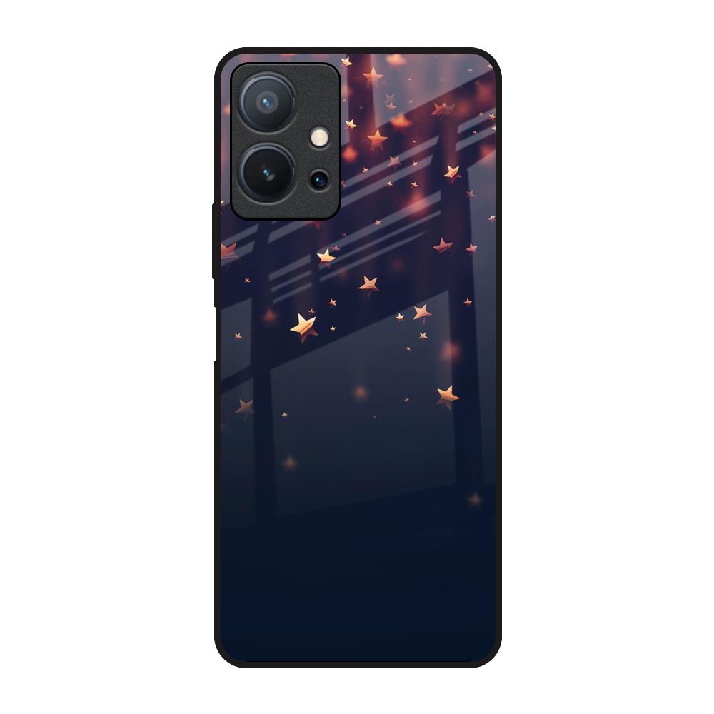 Falling Stars Vivo T1 5G Glass Back Cover Online