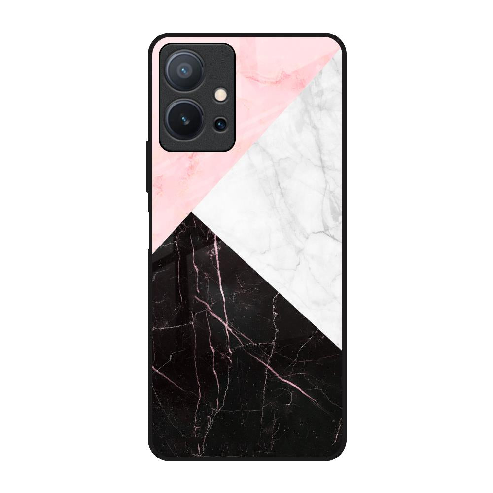 Marble Collage Art Vivo T1 5G Glass Back Cover Online