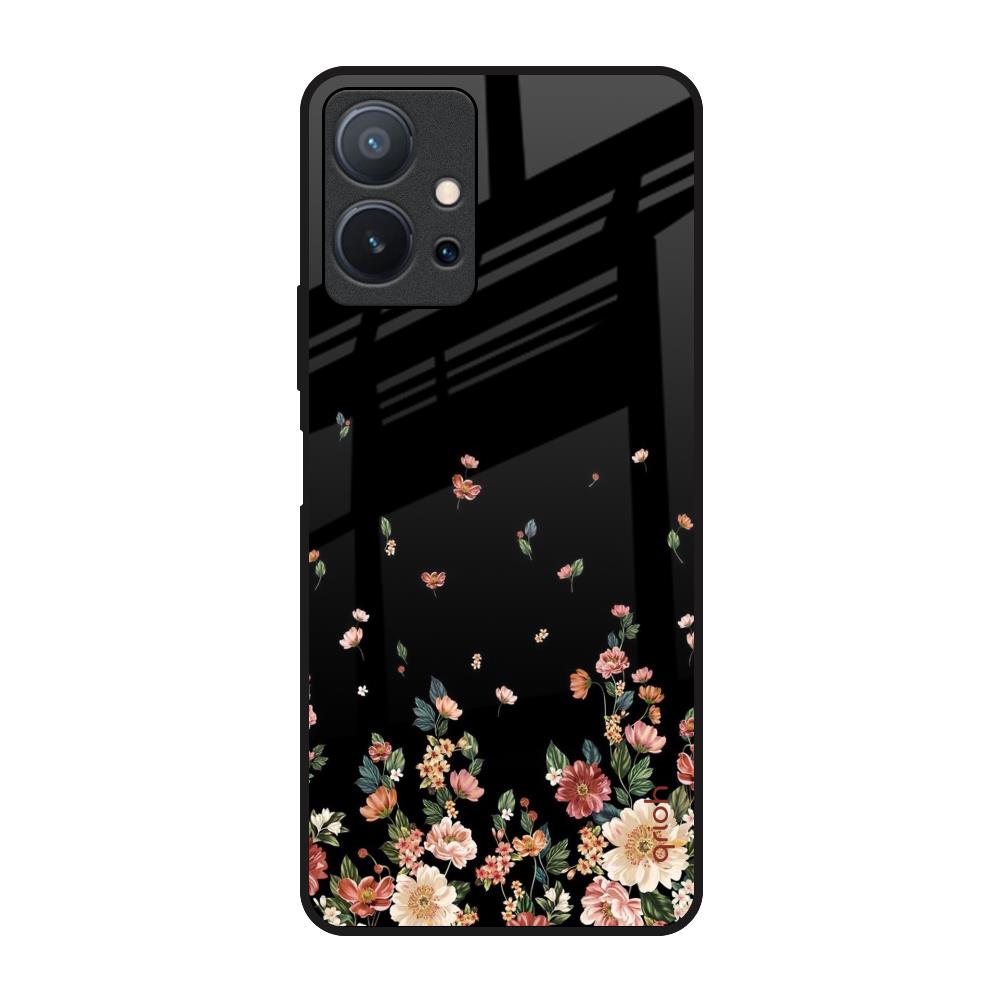 Floating Floral Print Vivo T1 5G Glass Back Cover Online