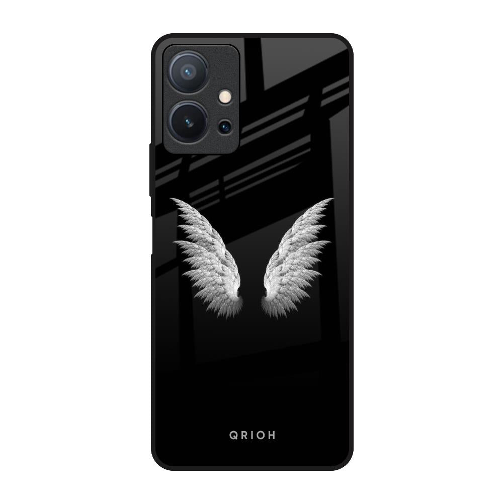 White Angel Wings Vivo T1 5G Glass Back Cover Online