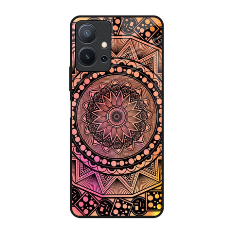 Floral Mandala Vivo T1 5G Glass Back Cover Online