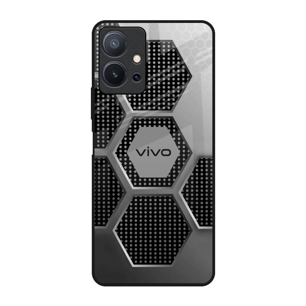Hexagon Style Vivo T1 5G Glass Back Cover Online