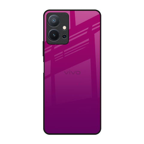 Magenta Gradient Vivo T1 5G Glass Back Cover Online