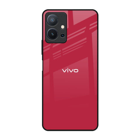 Solo Maroon Vivo T1 5G Glass Back Cover Online