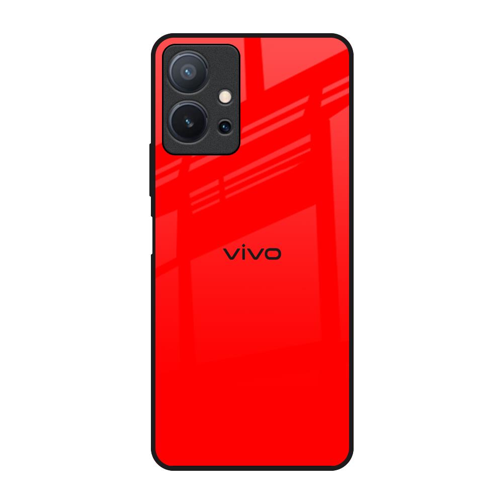 Blood Red Vivo T1 5G Glass Back Cover Online