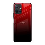 Maroon Faded Vivo T1 5G Glass Back Cover Online