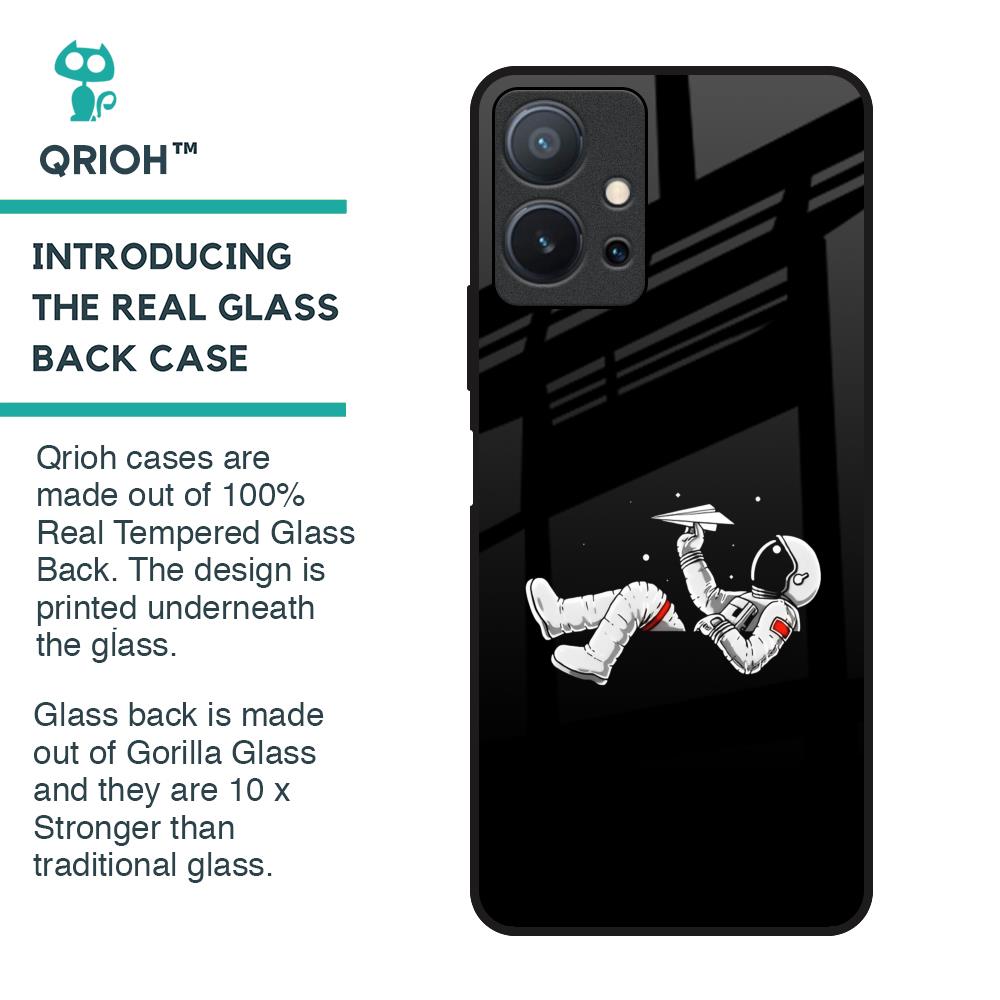 Space Traveller Glass Case for Vivo T1 5G