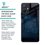 Dark Blue Grunge Glass Case for Vivo T1 5G