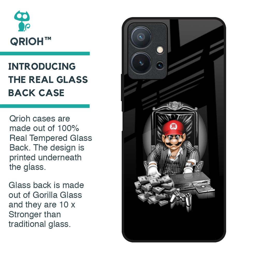 Dark Secret Glass Case for Vivo T1 5G