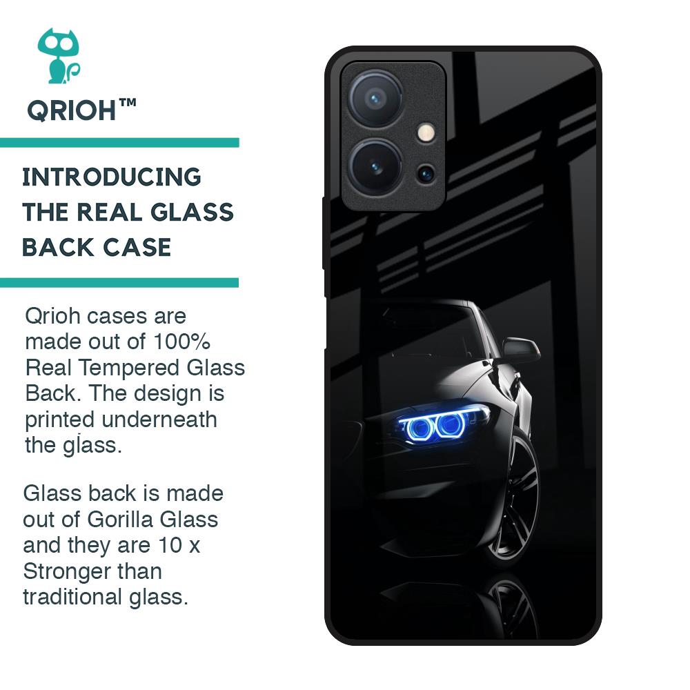 Car In Dark Glass Case for Vivo T1 5G