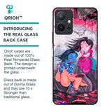 Radha Krishna Art Glass Case for Vivo T1 5G