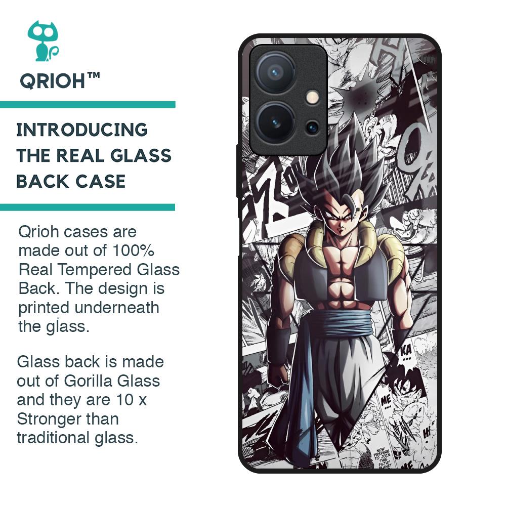 Dragon Anime Art Glass Case for Vivo T1 5G