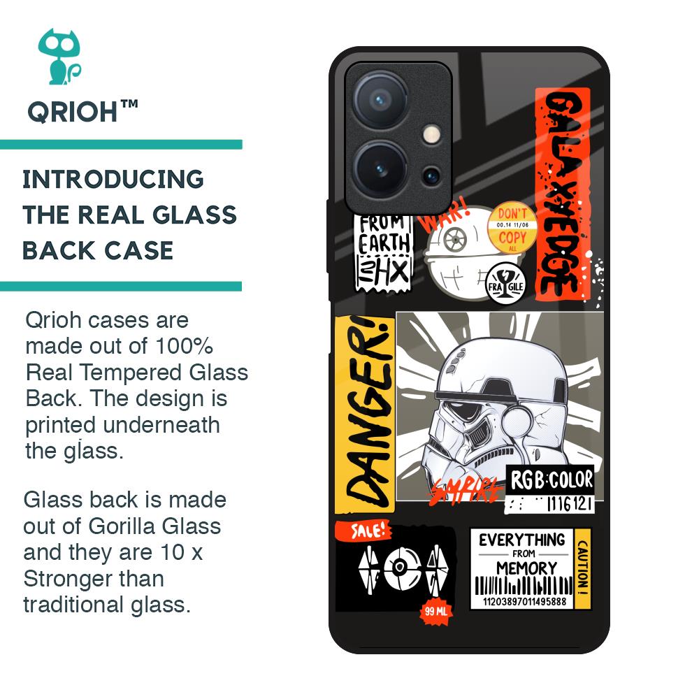 Galaxy Edge Glass Case for Vivo T1 5G