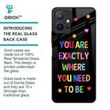 Magical Words Glass Case for Vivo T1 5G