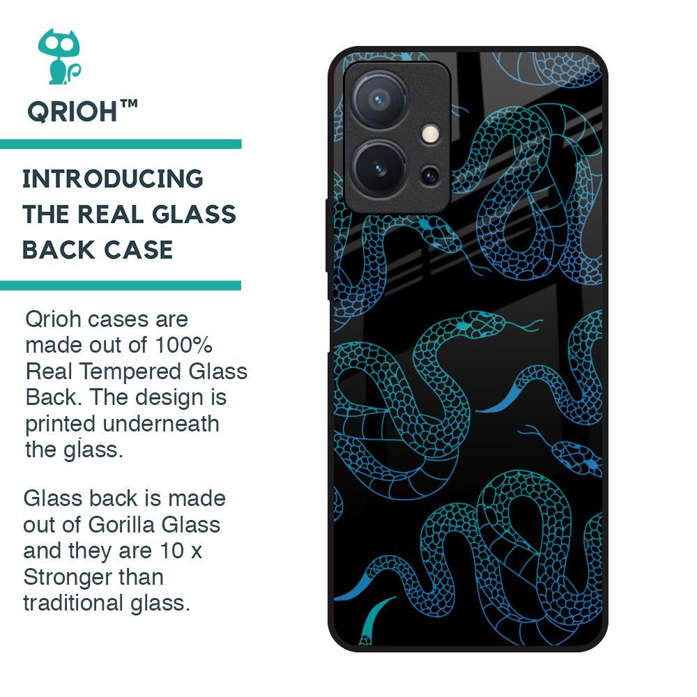 Serpentine Glass Case for Vivo T1 5G