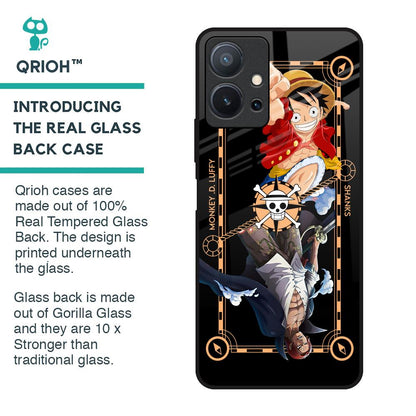 Shanks & Luffy Glass Case for Vivo T1 5G