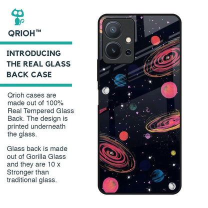 Galaxy In Dream Glass Case For Vivo T1 5G