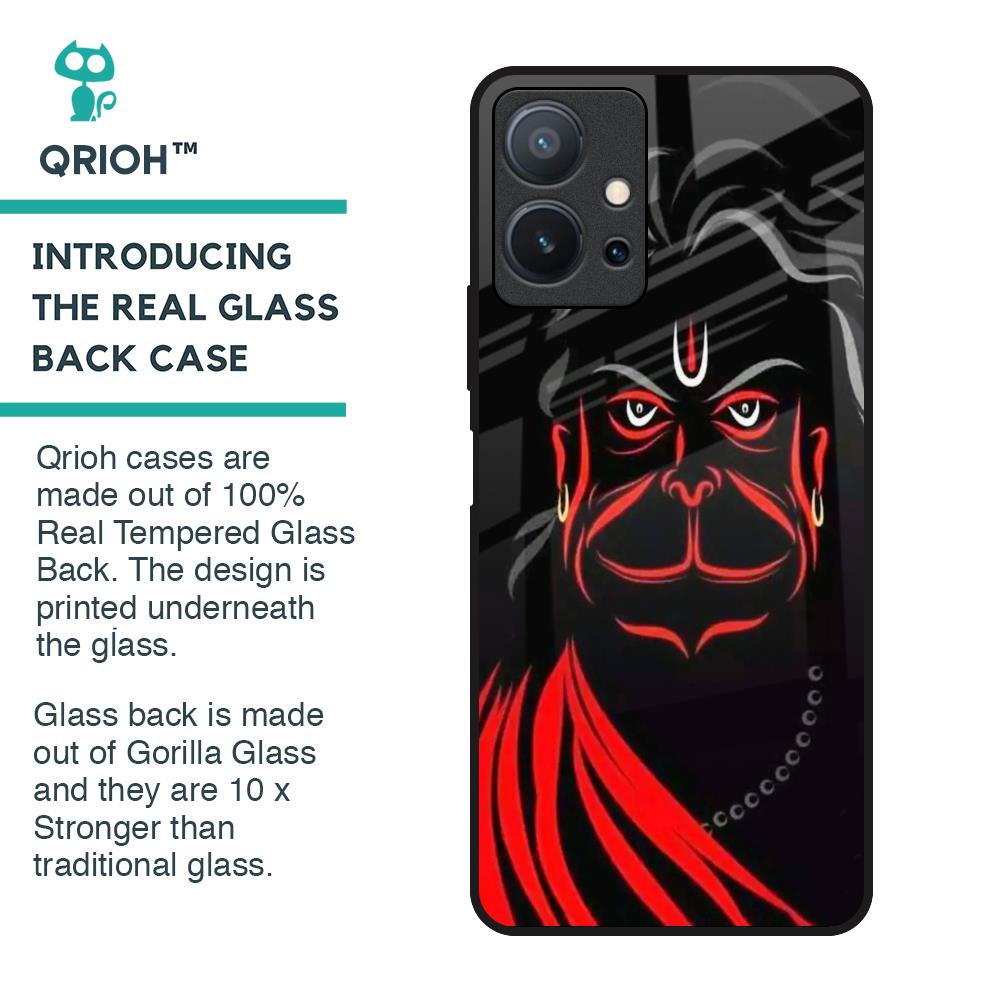Lord Hanuman Glass Case For Vivo T1 5G