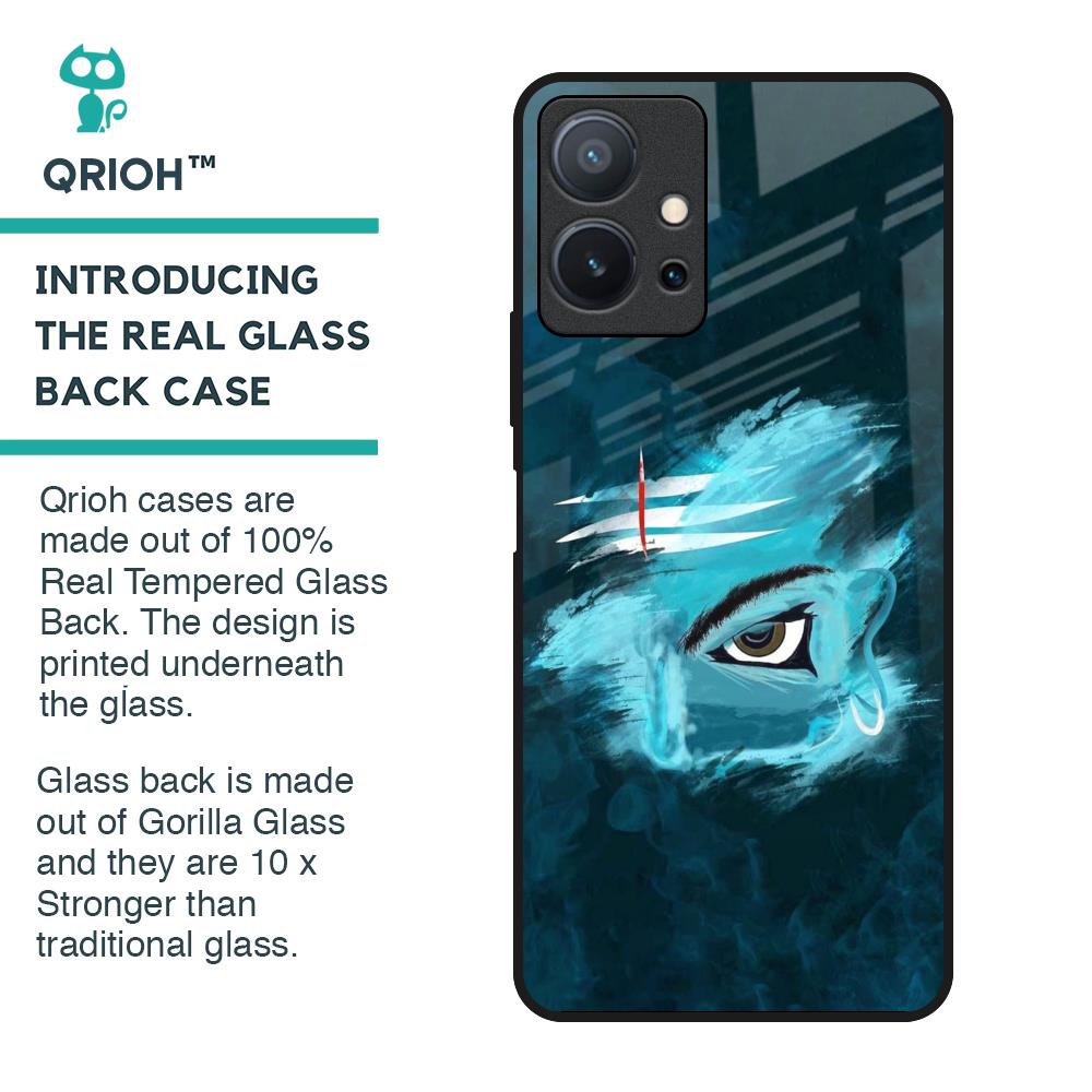 Power Of Trinetra Glass Case For Vivo T1 5G