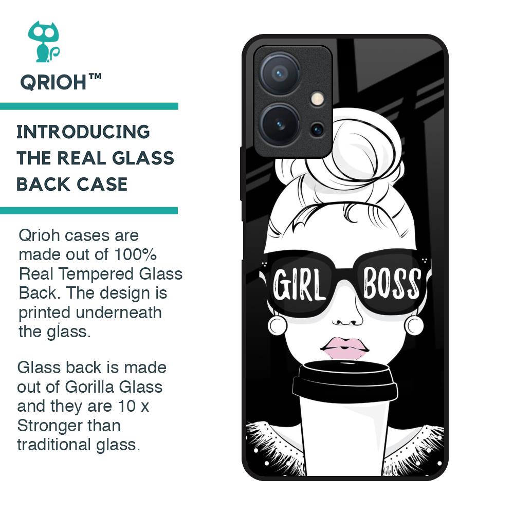 Girl Boss Glass Case For Vivo T1 5G