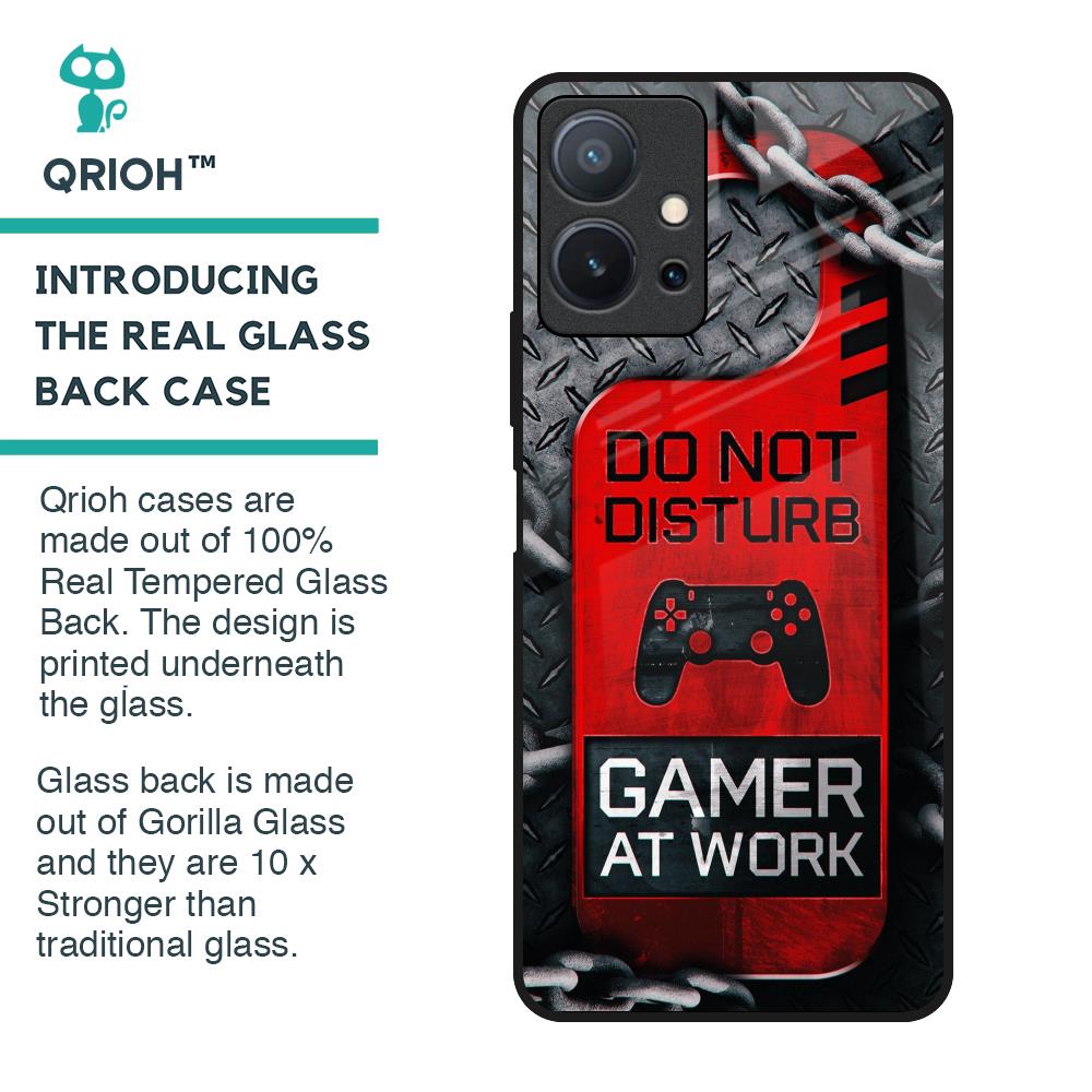 Do No Disturb Glass Case For Vivo T1 5G