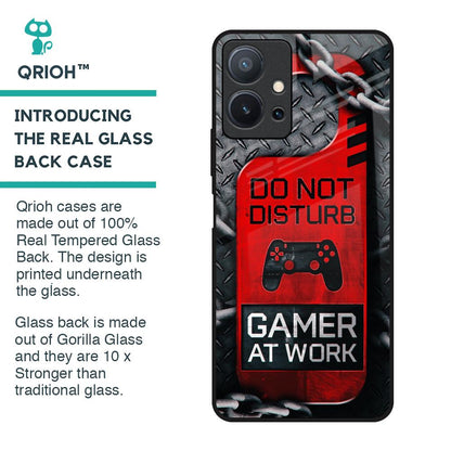 Do No Disturb Glass Case For Vivo T1 5G