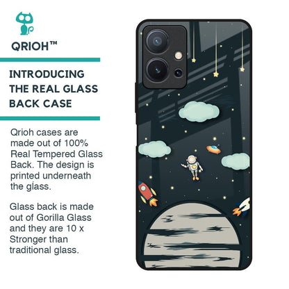 Astronaut Dream Glass Case For Vivo T1 5G