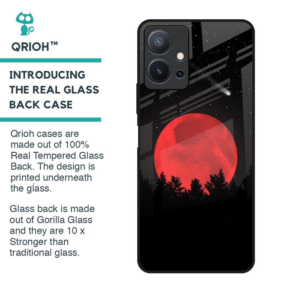 Moonlight Aesthetic Glass Case For Vivo T1 5G
