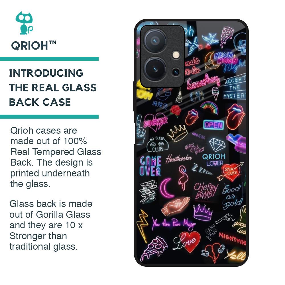 Accept The Mystery Glass Case for Vivo T1 5G