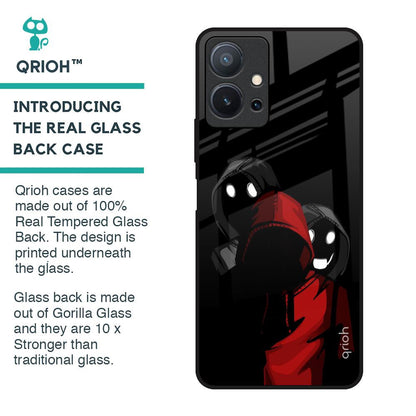 Shadow Character Glass Case for Vivo T1 5G