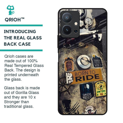 Ride Mode On Glass Case for Vivo T1 5G