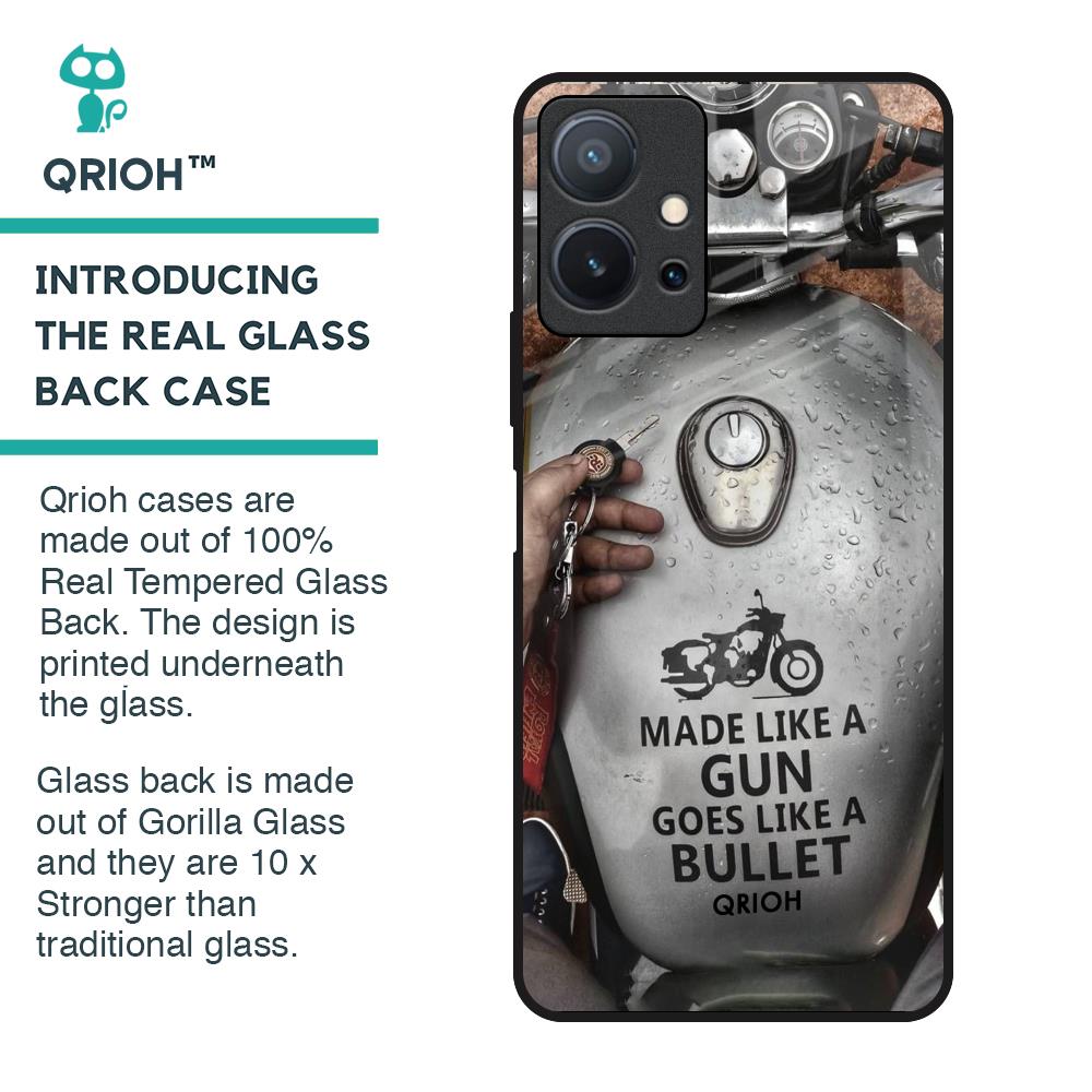Royal Bike Glass Case for Vivo T1 5G