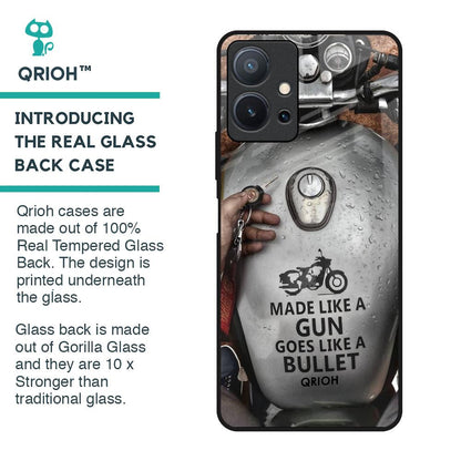 Royal Bike Glass Case for Vivo T1 5G