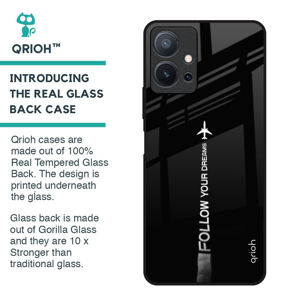 Follow Your Dreams Glass Case for Vivo T1 5G