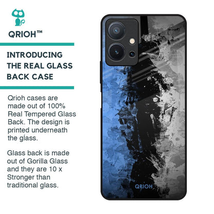 Dark Grunge Glass Case for Vivo T1 5G