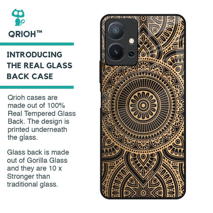 Luxury Mandala Glass Case for Vivo T1 5G