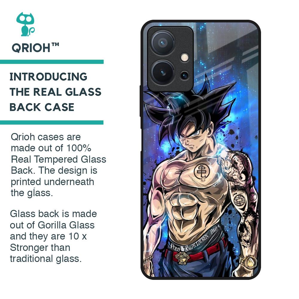 Branded Anime Glass Case for Vivo T1 5G