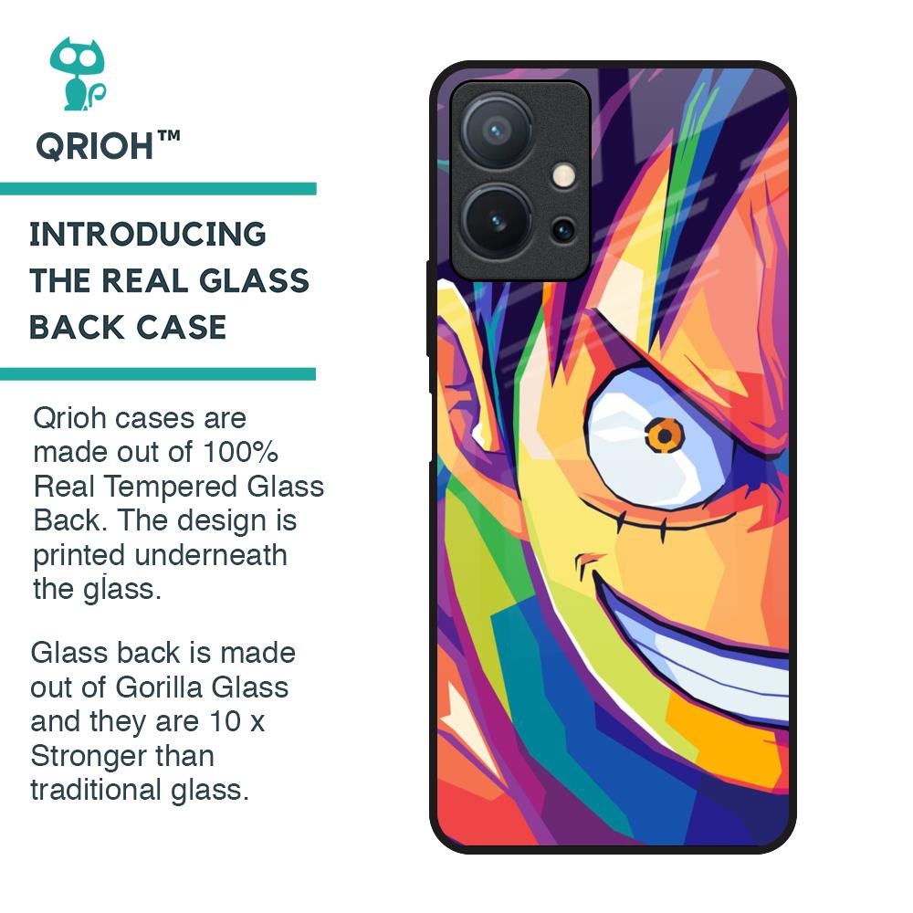 Monkey Wpap Pop Art Glass Case for Vivo T1 5G