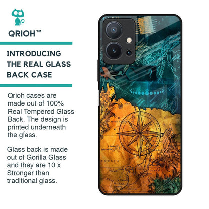 Architecture Map Glass Case for Vivo T1 5G