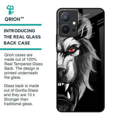 Wild Lion Glass Case for Vivo T1 5G