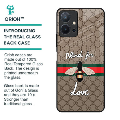 Blind For Love Glass Case for Vivo T1 5G