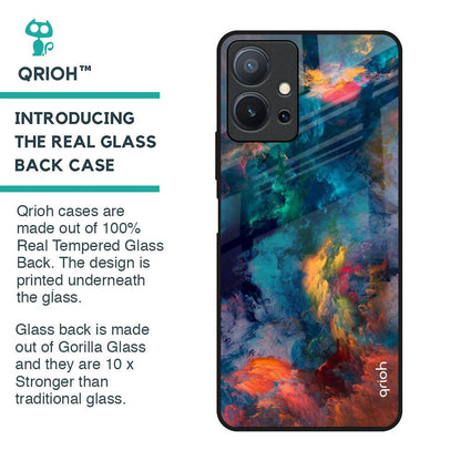 Cloudburst Glass Case for Vivo T1 5G