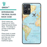 Fly Around The World Glass Case for Vivo T1 5G