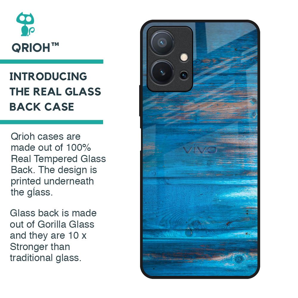 Patina Finish Glass case for Vivo T1 5G