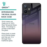 Grey Ombre Glass Case for Vivo T1 5G
