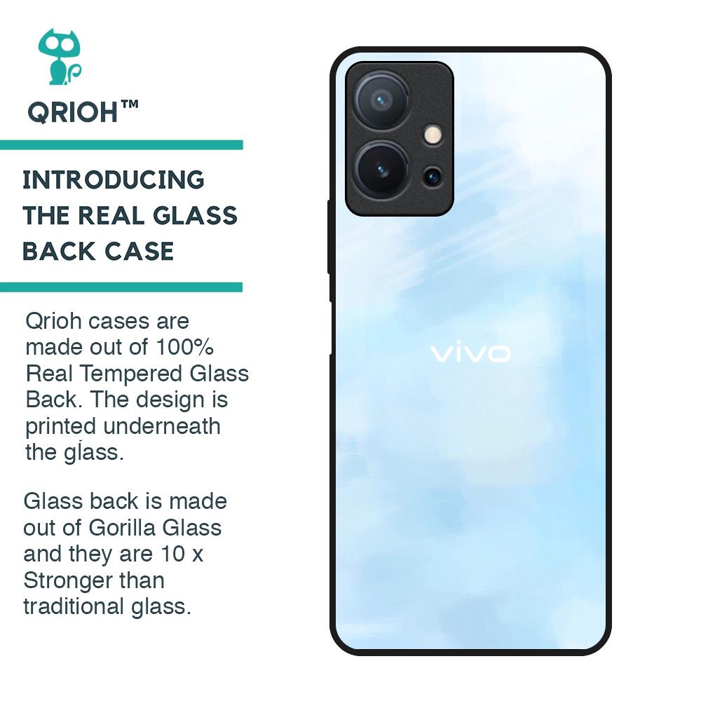 Bright Sky Glass Case for Vivo T1 5G