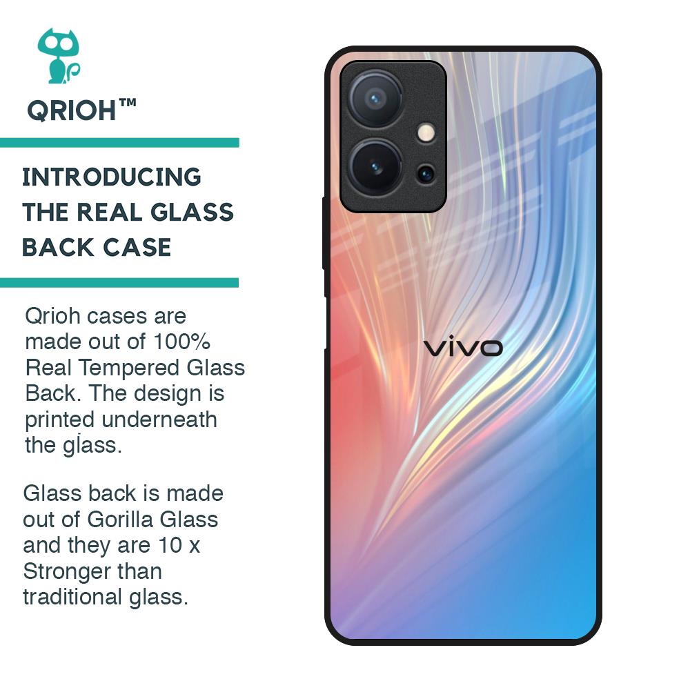 Mystic Aurora Glass Case for Vivo T1 5G